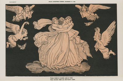 Politikai karikatúra (színes litográfia) alkotó: English School