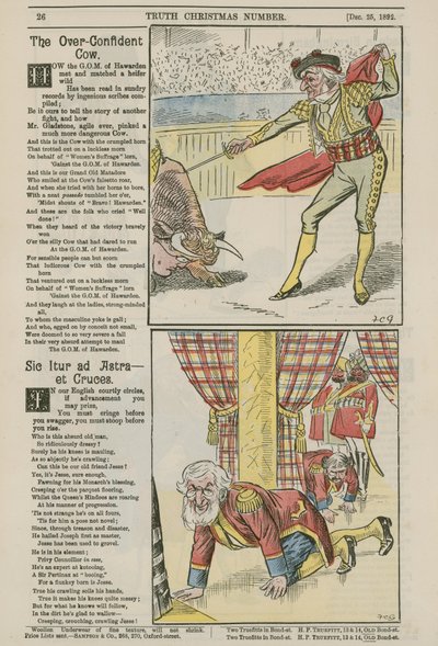 Politikai karikatúrák alkotó: English School