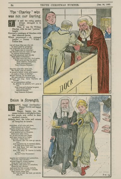 Politikai karikatúrák alkotó: English School