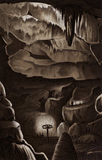 Pools Cavern (litho) alkotó: English School
