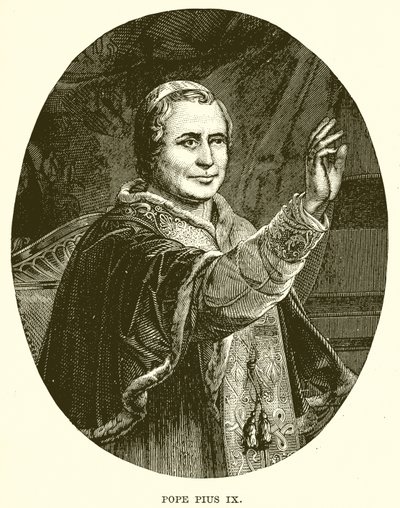 Pius pápa IX alkotó: English School