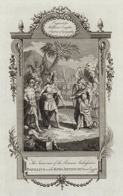 Popillius, Antiochus királlyal alkotó: English School