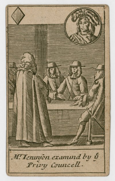 Popish Plot játékkártya, 1679 alkotó: English School