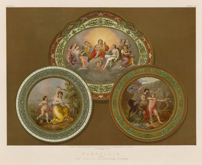 Porcelán a bécsi császári manufaktúrából alkotó: English School