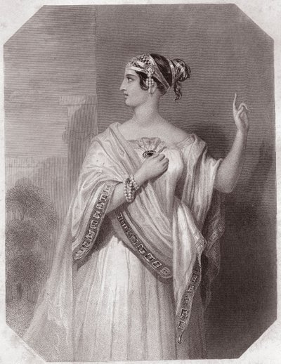 Brutus (Brutus portia felesége) Porcia felesége (Jules Cesar - Julius Caesar tragédiája) - „” Galerie des femmes de Shakespeare, a korai londoni művészek negyvenöt komoly portréjának gyűjteménye, kritikai és irodalmi megjegyzésekkel gazdagítva” ”” cir alkotó: English School