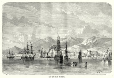 Port of Spain. Trinidad (metszet) alkotó: English School