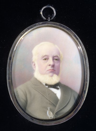 Warren de la Rue (1815-89) miniatűr portréja alkotó: English School