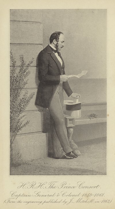 Albert, a herceg hitvese portréja alkotó: English School