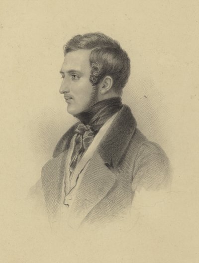 Albert, a herceg hitvese portréja alkotó: English School