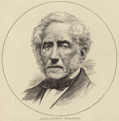 Alessandro Manzoni portréja alkotó: English School