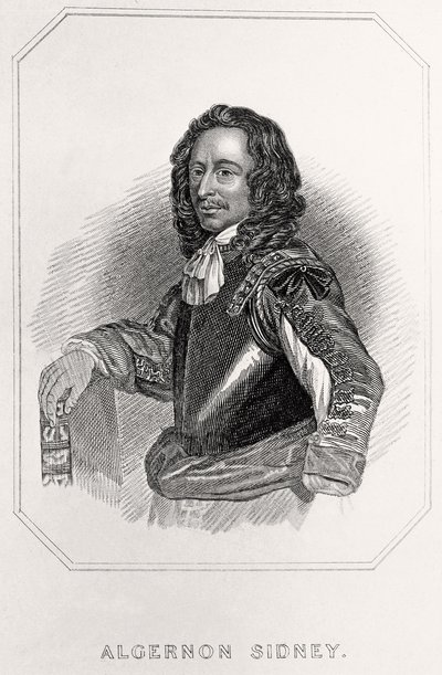 Algernon Sidney portréja, 1835 alkotó: English School