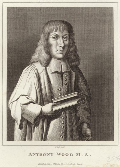 Anthony Wood portréja alkotó: English School