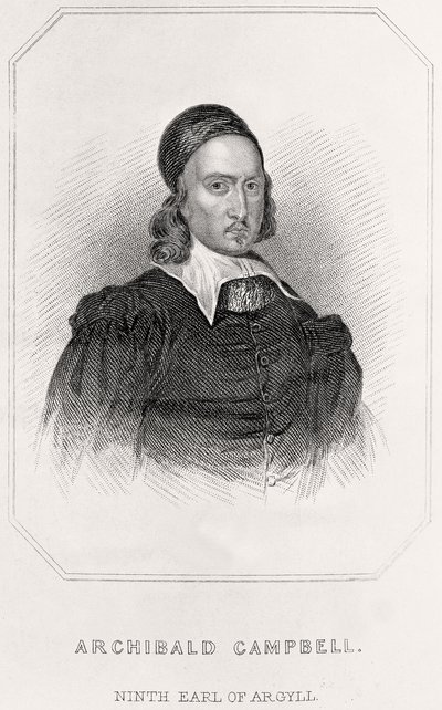 Archibald Campbell, Argyll 9. grófjának portréja, 1835 alkotó: English School