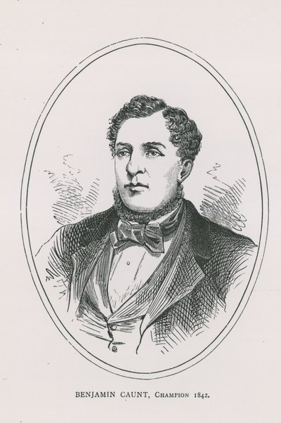 Benjamin Caunt portréja alkotó: English School