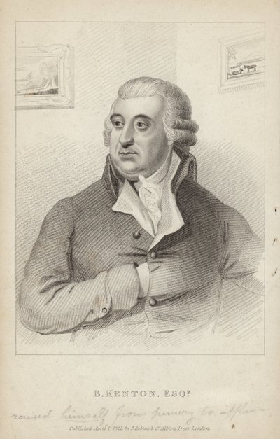 Benjamin Kenton portréja alkotó: English School