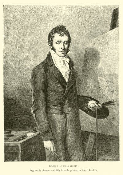 Carle Vernet portréja alkotó: English School