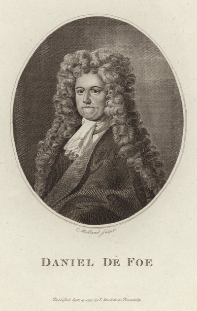 Daniel Defoe portréja alkotó: English School