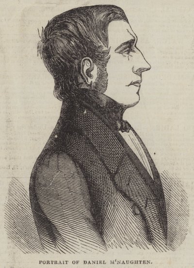 Daniel M"Naughten portréja alkotó: English School