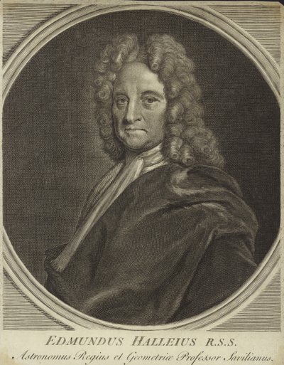 Edmond Halley portréja alkotó: English School