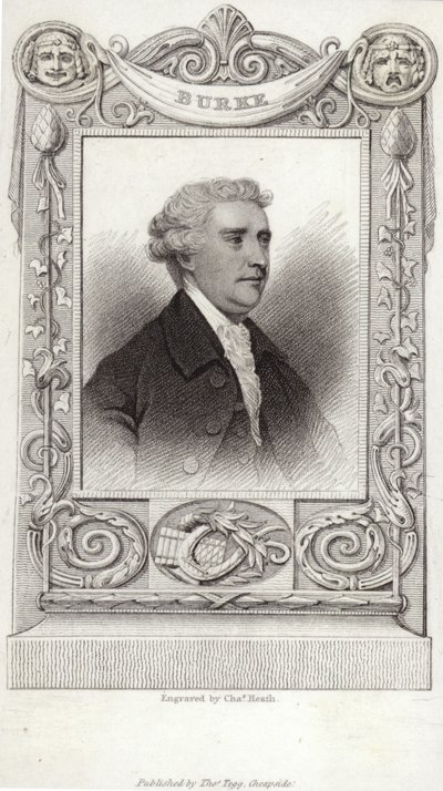 Edmund Burke portréja alkotó: English School