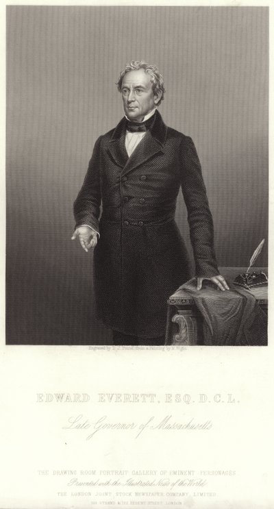 Edward Everett portréja alkotó: English School