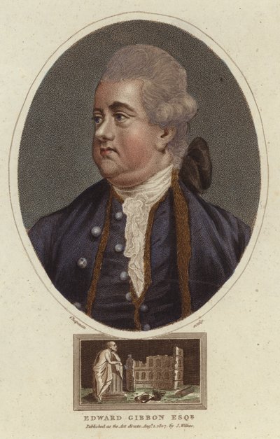 Edward Gibbon portréja alkotó: English School