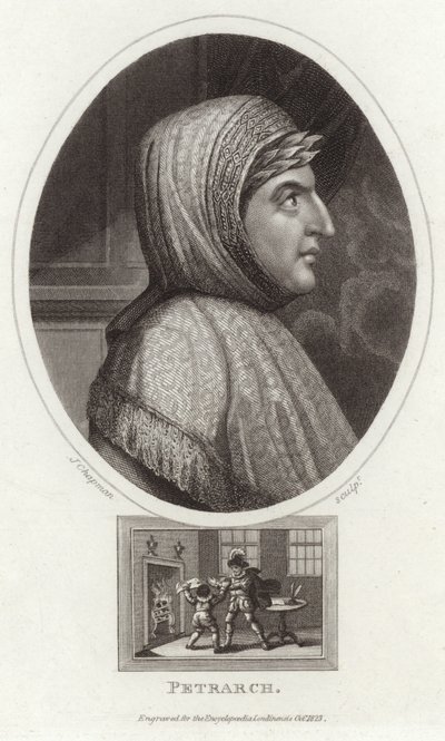 Francesco Petrarch portréja alkotó: English School