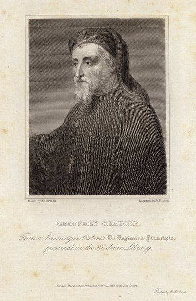 Geoffrey Chaucer portréja alkotó: English School