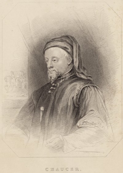 Geoffrey Chaucer portréja alkotó: English School