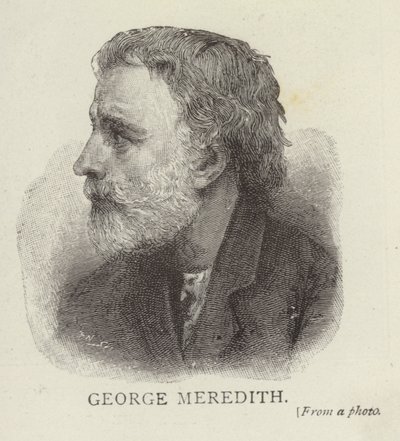 George Meredith portréja alkotó: English School