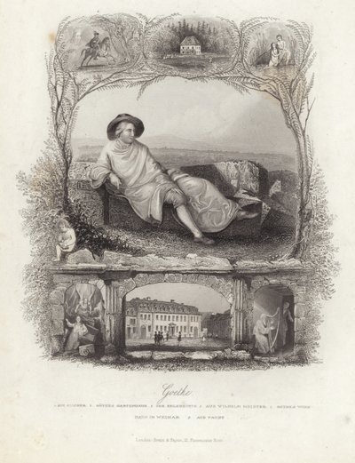 Goethe portréja alkotó: English School