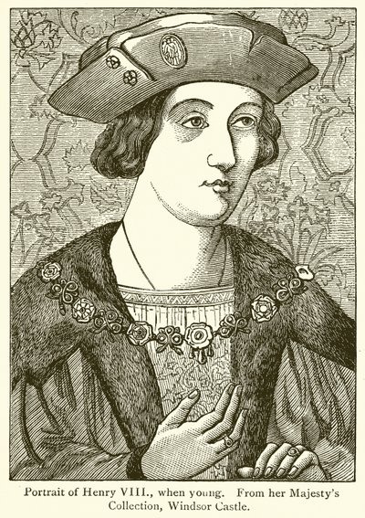 Henrik portréja fiatal korában alkotó: English School