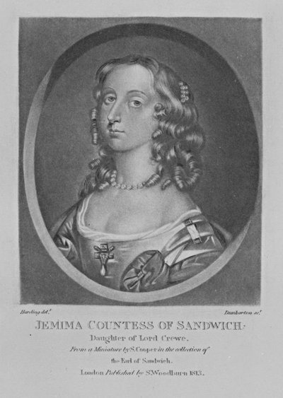 Jemima szendvics grófnő portréja a „Characters Illustrious in British History”-ból, Richard Earlom és Charles Turner, 1815 alkotó: English School