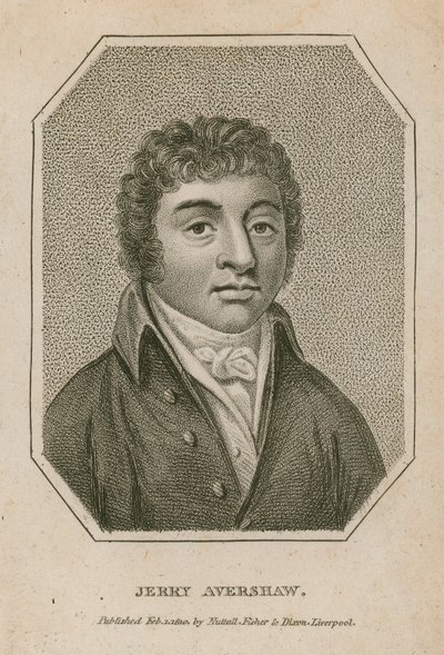 Jerry Avershaw portréja alkotó: English School