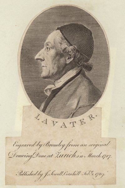 Johann Kaspar Lavater portréja alkotó: English School
