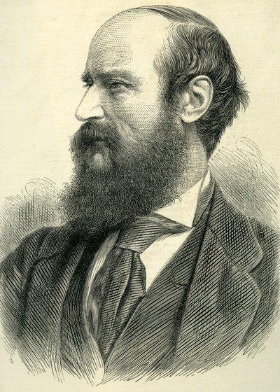 John Bagnold Burgess portréja, 1877 alkotó: English School