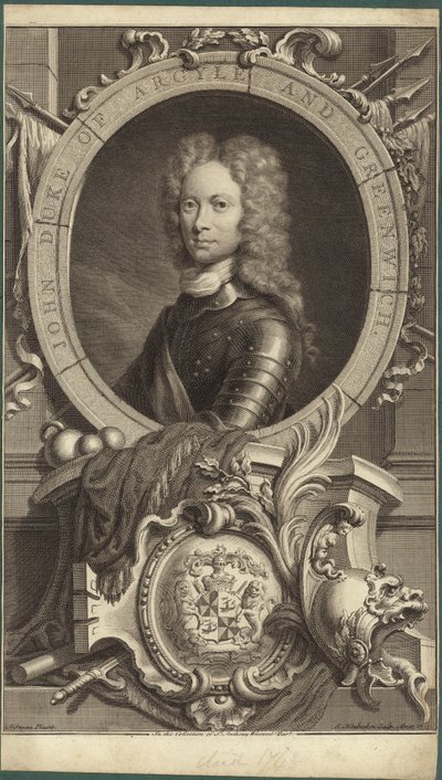 John Campbell, Argyll hercege és Greenwich hercegének portréja alkotó: English School
