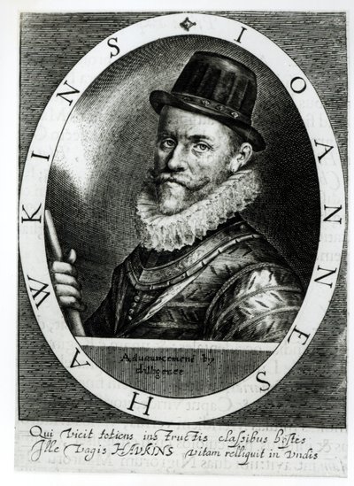 John Hawkins portréja (1532-95) alkotó: English School