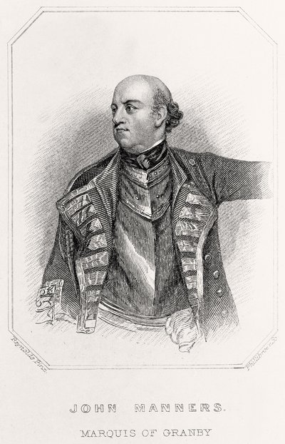 John Manners, Granby márki portréja, 1835 alkotó: English School
