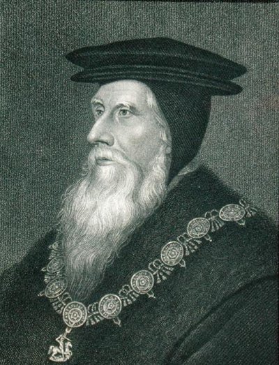 John Russell (1485-1555) Bedford 1. grófjának portréja, a "Lodge