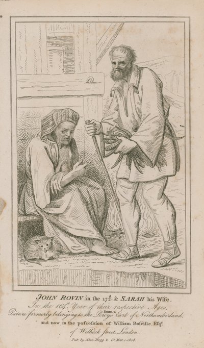 John és Sarah Rovin portréja alkotó: English School