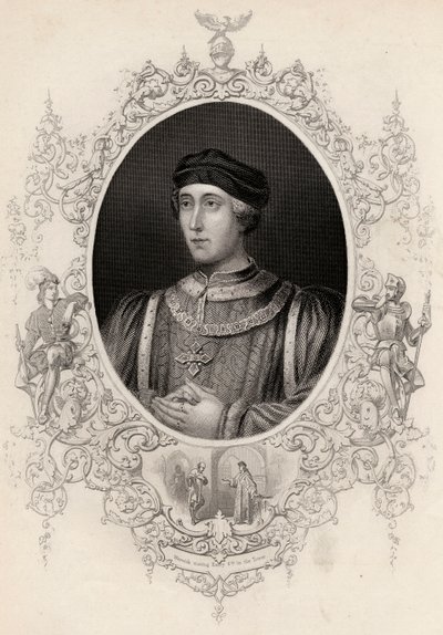 Henrik király portréja VI alkotó: English School