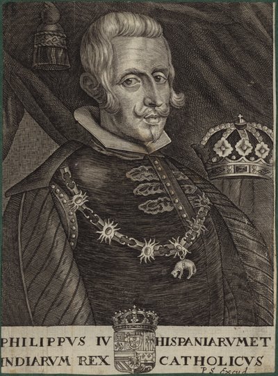 IV. Fülöp spanyol király portréja alkotó: English School