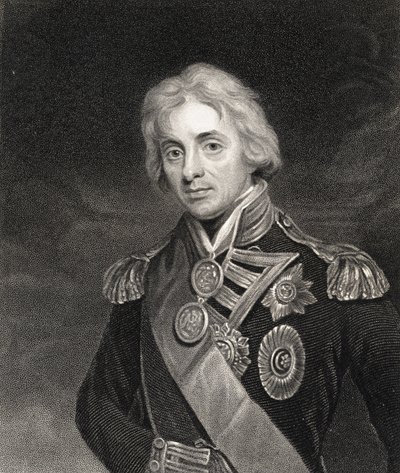 Lord Horatio Nelson (1758-1805) portréja alkotó: English School