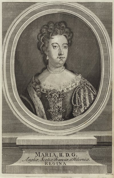 Anglia II. Mária portréja alkotó: English School