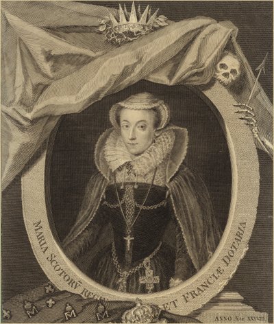 Mária, skót királynő portréja alkotó: English School