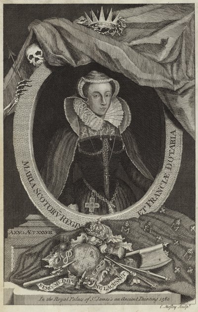 Mária, skót királynő portréja alkotó: English School