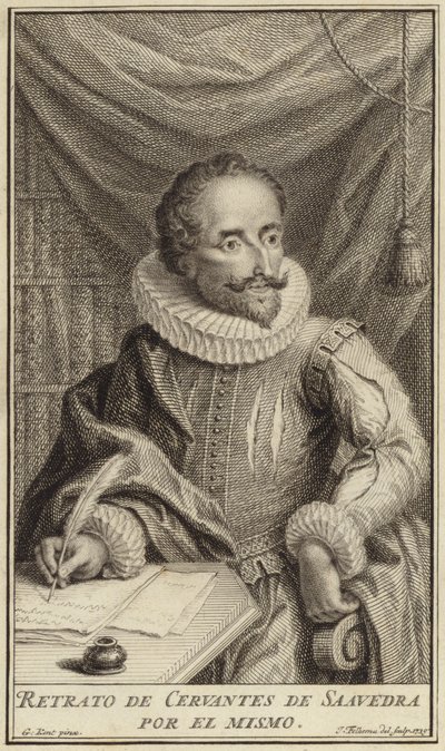 Miguel de Cervantes portréja alkotó: English School