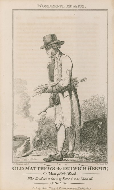 Az öreg Matthews portréja alkotó: English School
