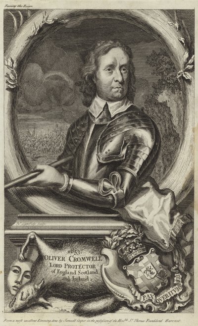 Oliver Cromwell portréja alkotó: English School
